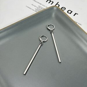 Geometric Long Square Dangle Earrings
