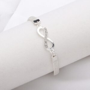 Tiyork Diamond Lucky 8 Infinity Bracelet