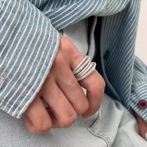Tiyork Multi-layer Thread Adjustable Ring