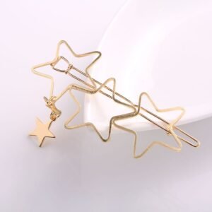 Tiyork Hollow Stars Golden Hairpin