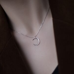 Tiyork Moon Pendant Necklace